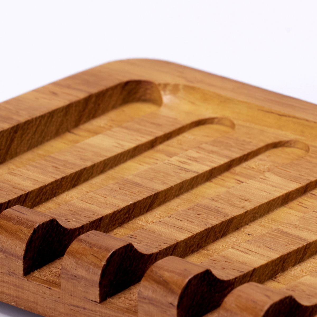 The Black Stuff Soap Saver portasapone legno teak antiscivolo