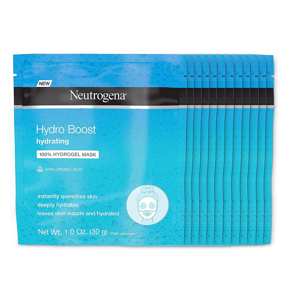 Neutrogena Hydro Boost maschera viso idrogel acido ialuronico 1 oz