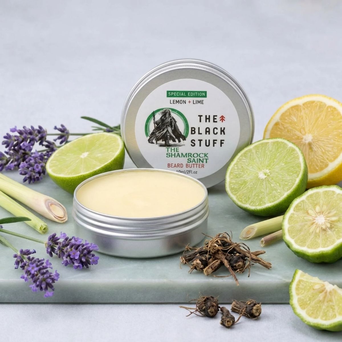 The Black Stuff Shamrock Saint burro barba edizione limitata