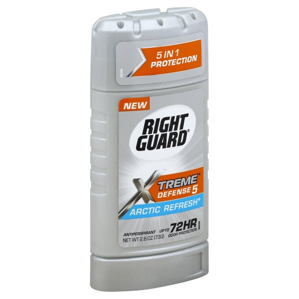 Right Guard Xtreme Defense Arctic Refresh stick invisibile uomo