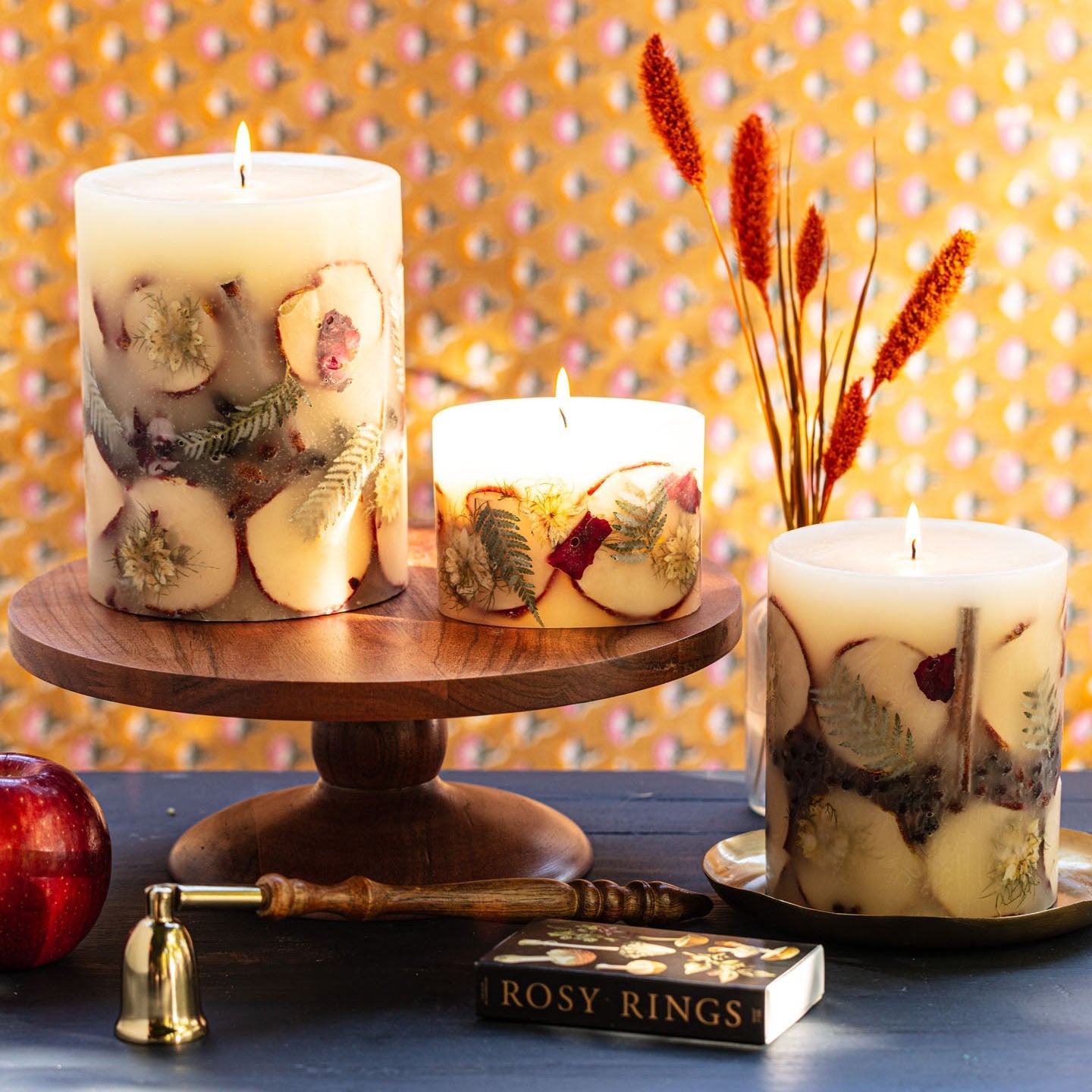 Rosy Rings Botanical Candela Spicy Apple Mela Speziata