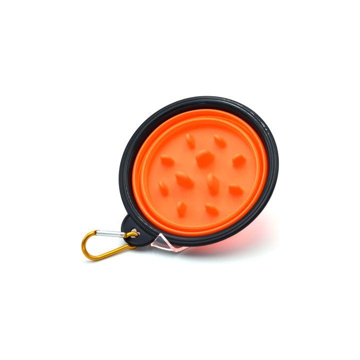 Stirling Soap Co. ciotola barba silicone nero pieghevole da viaggio
