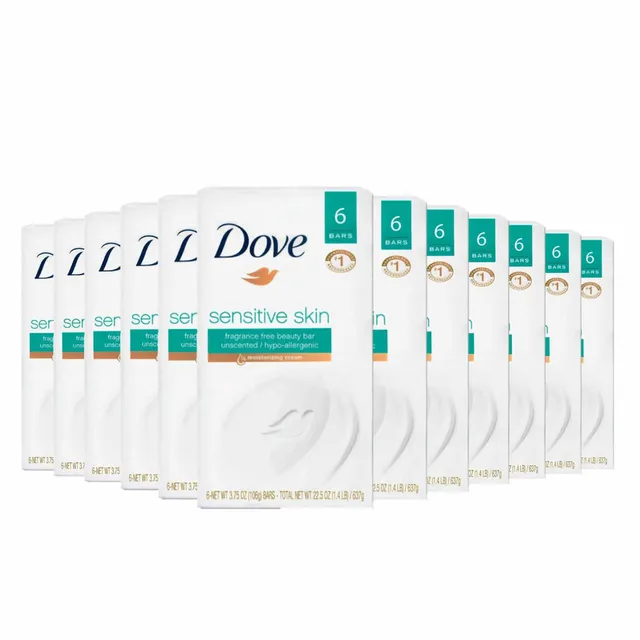 Dove Sensitive Skin Saponetta 120 g Senza Profumo