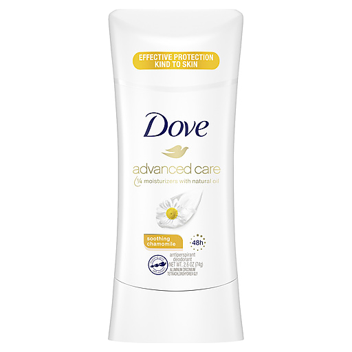Dove Advanced Care deodorante camomilla 48h pelli sensibili