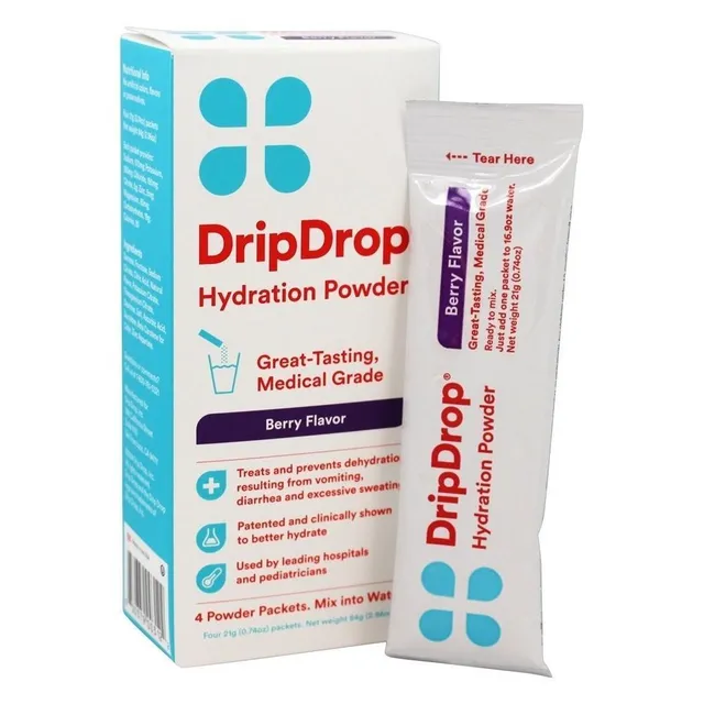 DripDrop ORS bustine elettroliti gusto Berry 4 pezzi