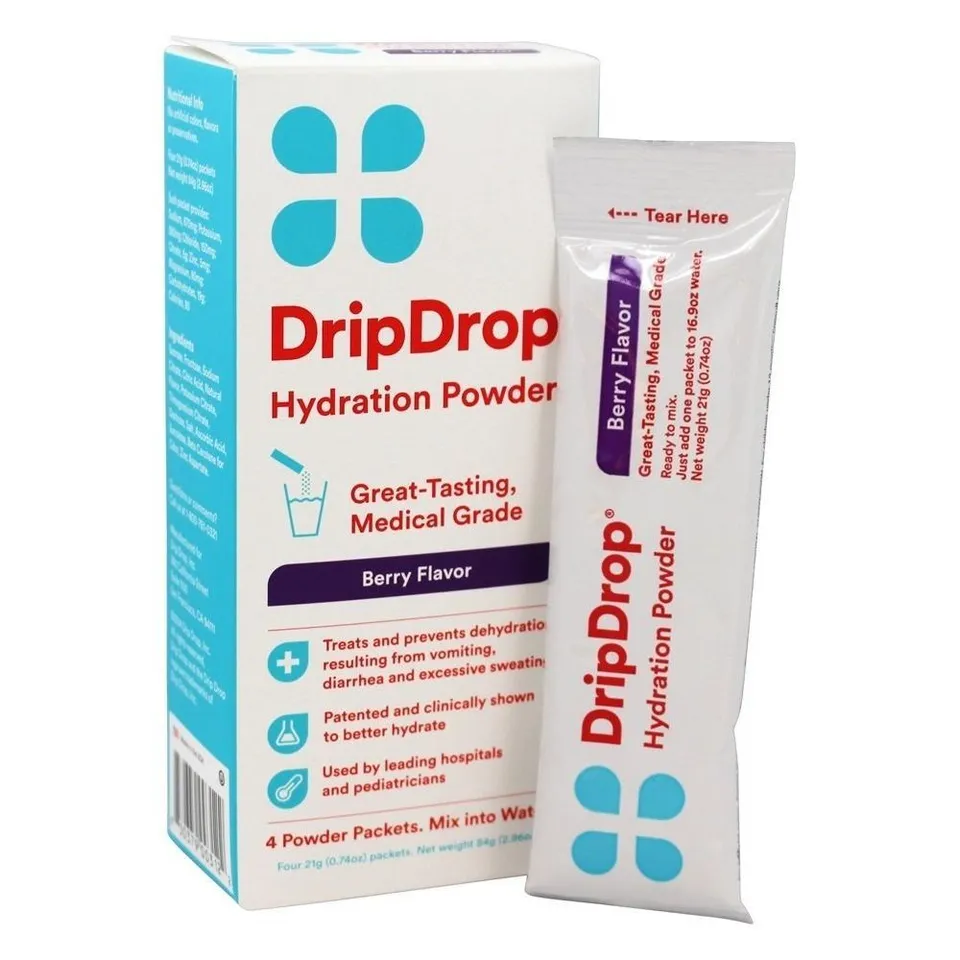 DripDrop ORS bustine elettroliti gusto Berry 4 pezzi