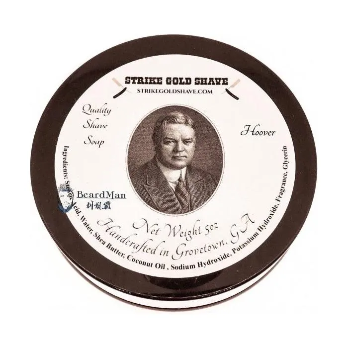 Strike Gold Shave Hoover Set Barba Sapone + Dopobarba