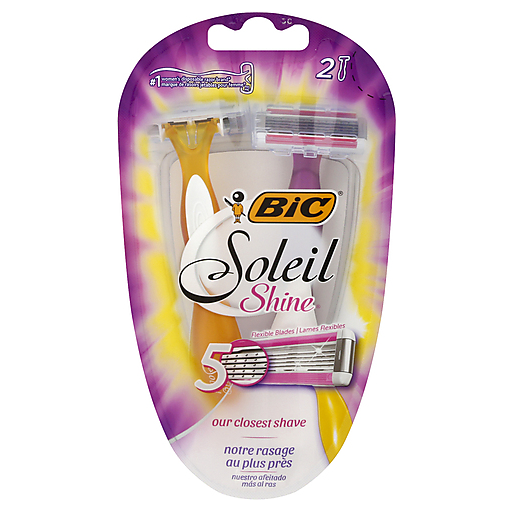 BiC Soleil Shine rasoio donna 5 lame 3 pezzi
