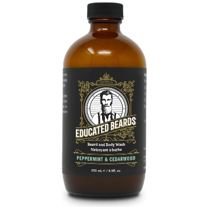 Educated Beards Peppermint Bagnoschiuma Barba 250ml cedro
