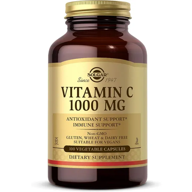 Solgar Vitamina C 1000 mg Integratore 100 Capsule Vegetali