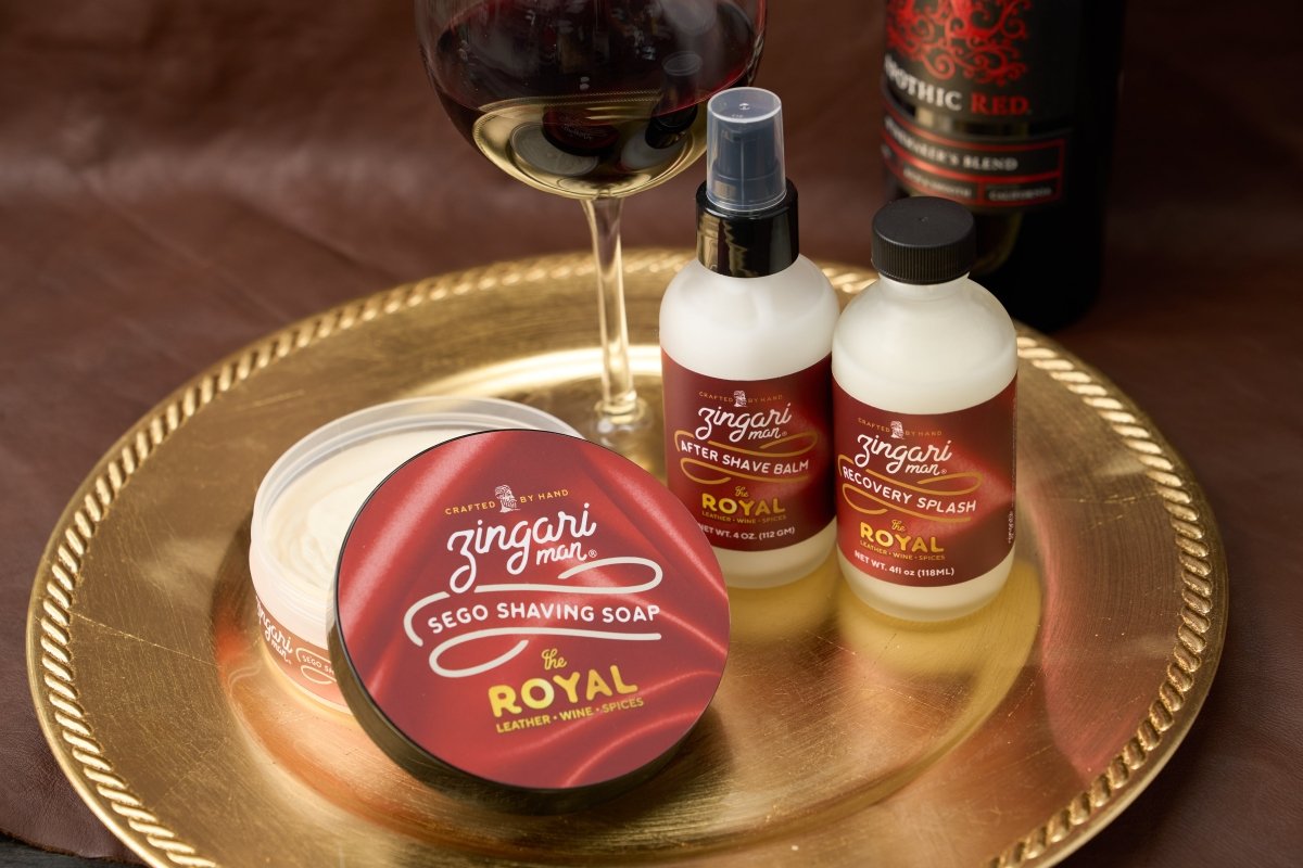 Zingari Man The Royal sapone da barba oud e cuoio