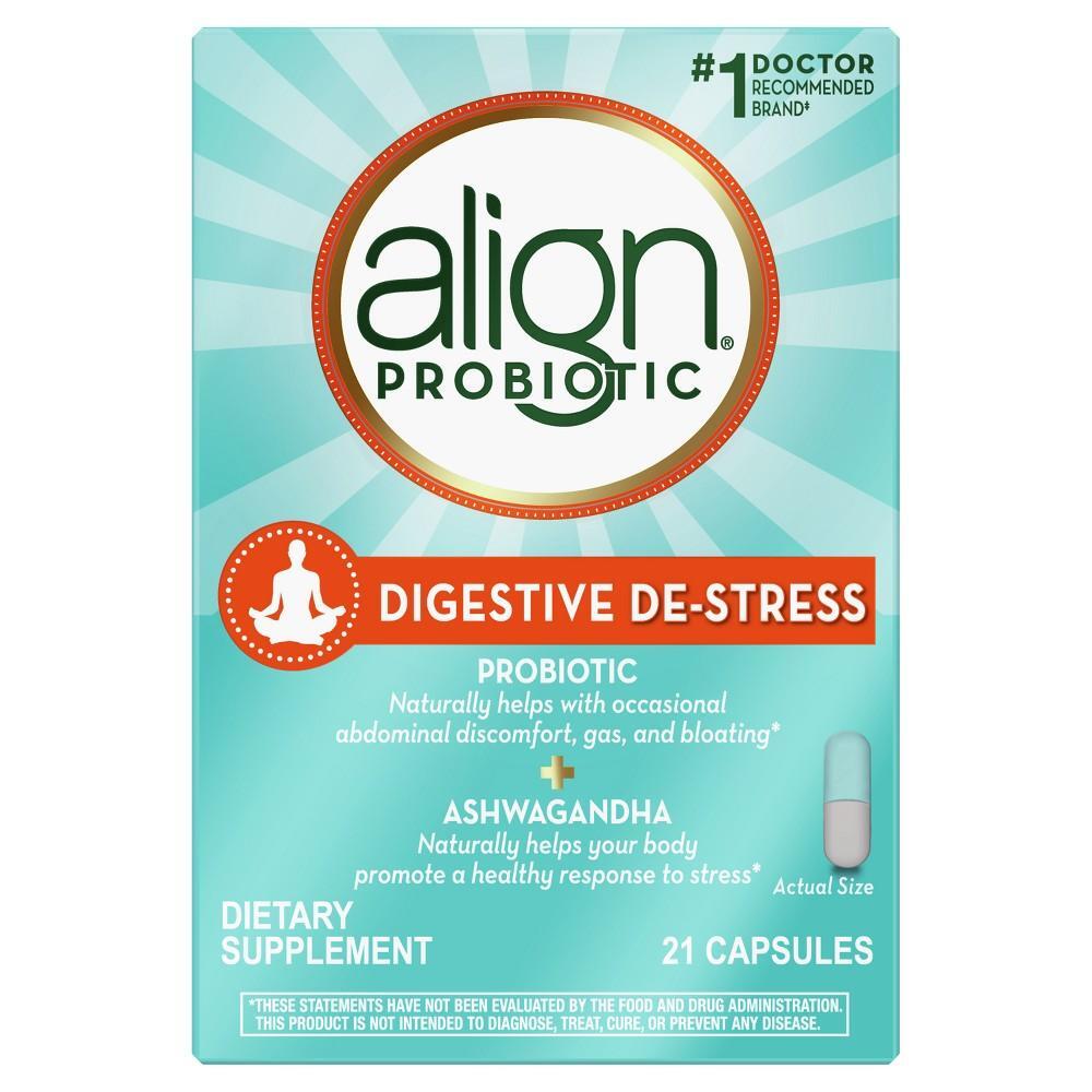 Align Digestive De-Stress probiotico ashwagandha capsule