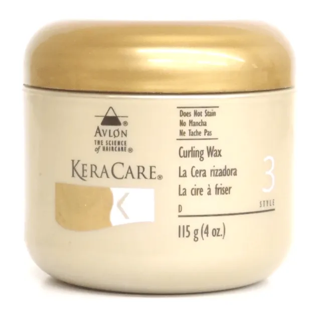 KeraCare Curling Wax Cera Capelli Ricci 4 oz Protezione Calore