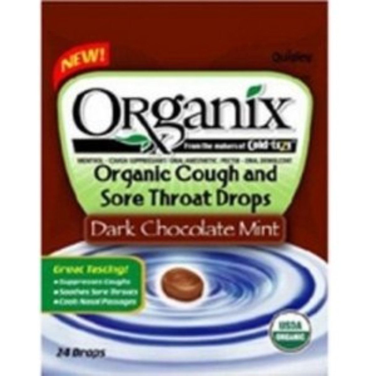 Organix Complete Pastiglie Tosse Menta Cioccolato Mal di Gola