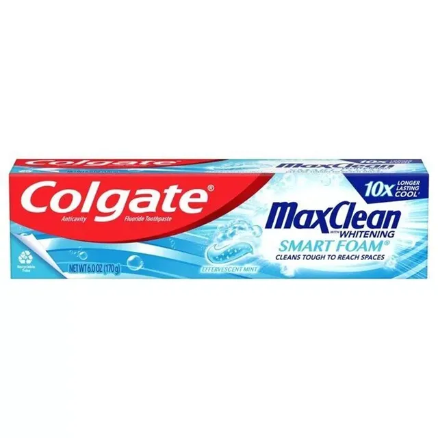 Colgate Oral Care dentifricio Max Clean Smart Foam menta 170g