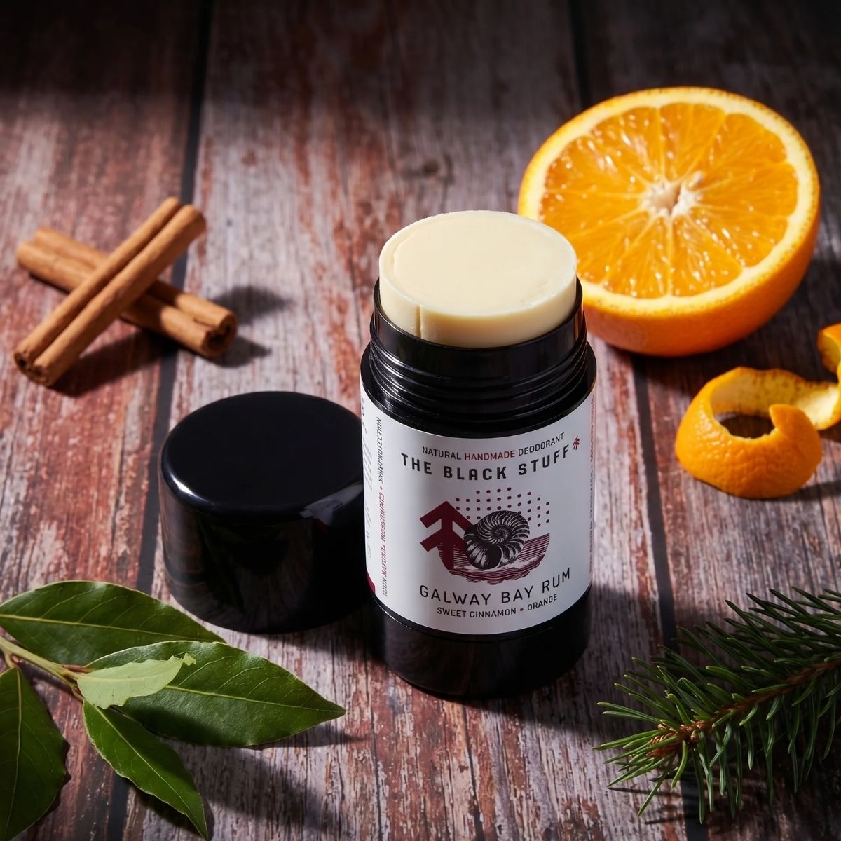 The Black Stuff Galway Bay Rum deodorante naturale uomo