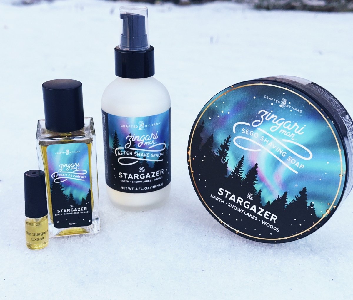Zingari Man The Stargazer sapone da barba boschivo