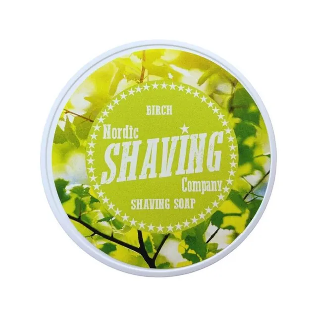 Nordic Shaving Company Birch Sapone da Barba Betulla 113g Vegano