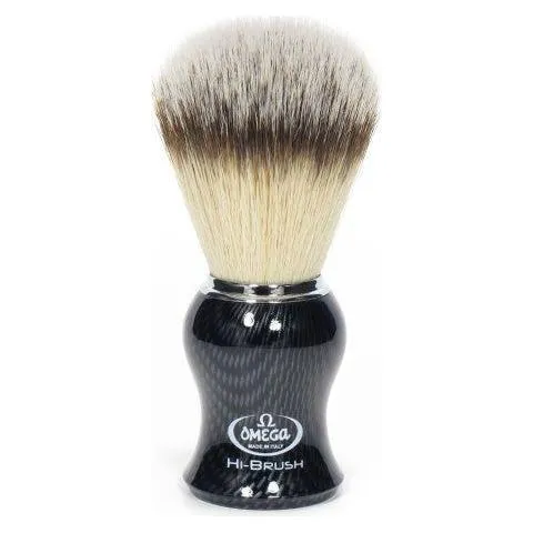 Omega 46650 pennello da barba sintetico Hi-Brush effetto tasso