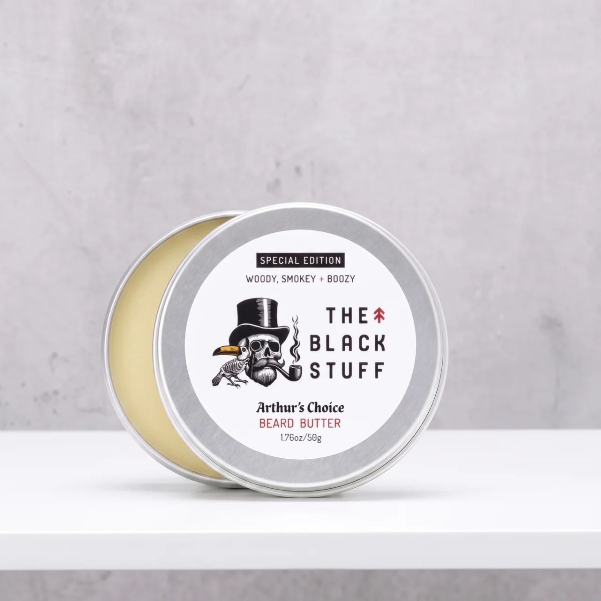 The Black Stuff Beard Care Arthur's Choice burro barba 60ml idratante