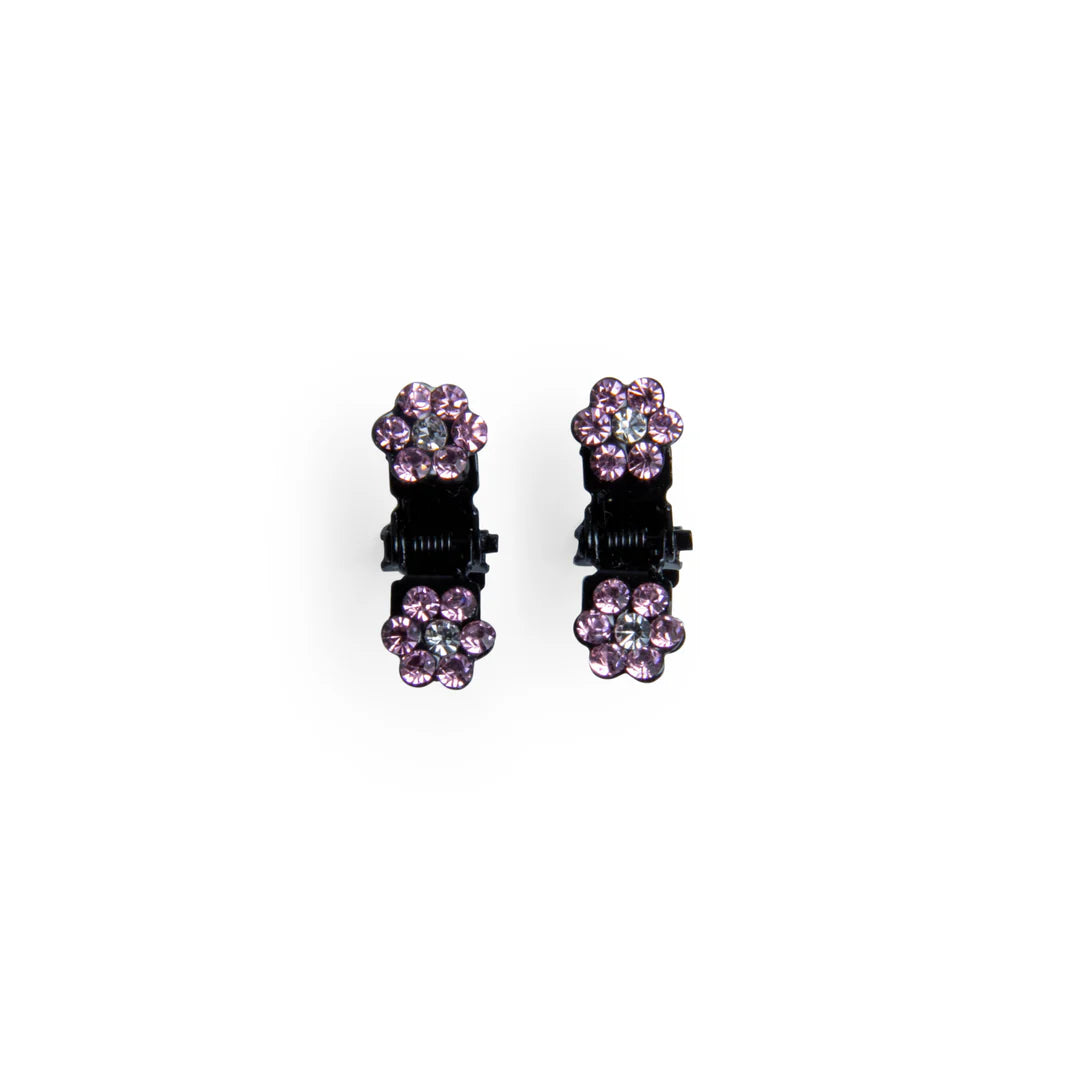 Smoothies Floral Gem mollette capelli rosa 2 pezzi
