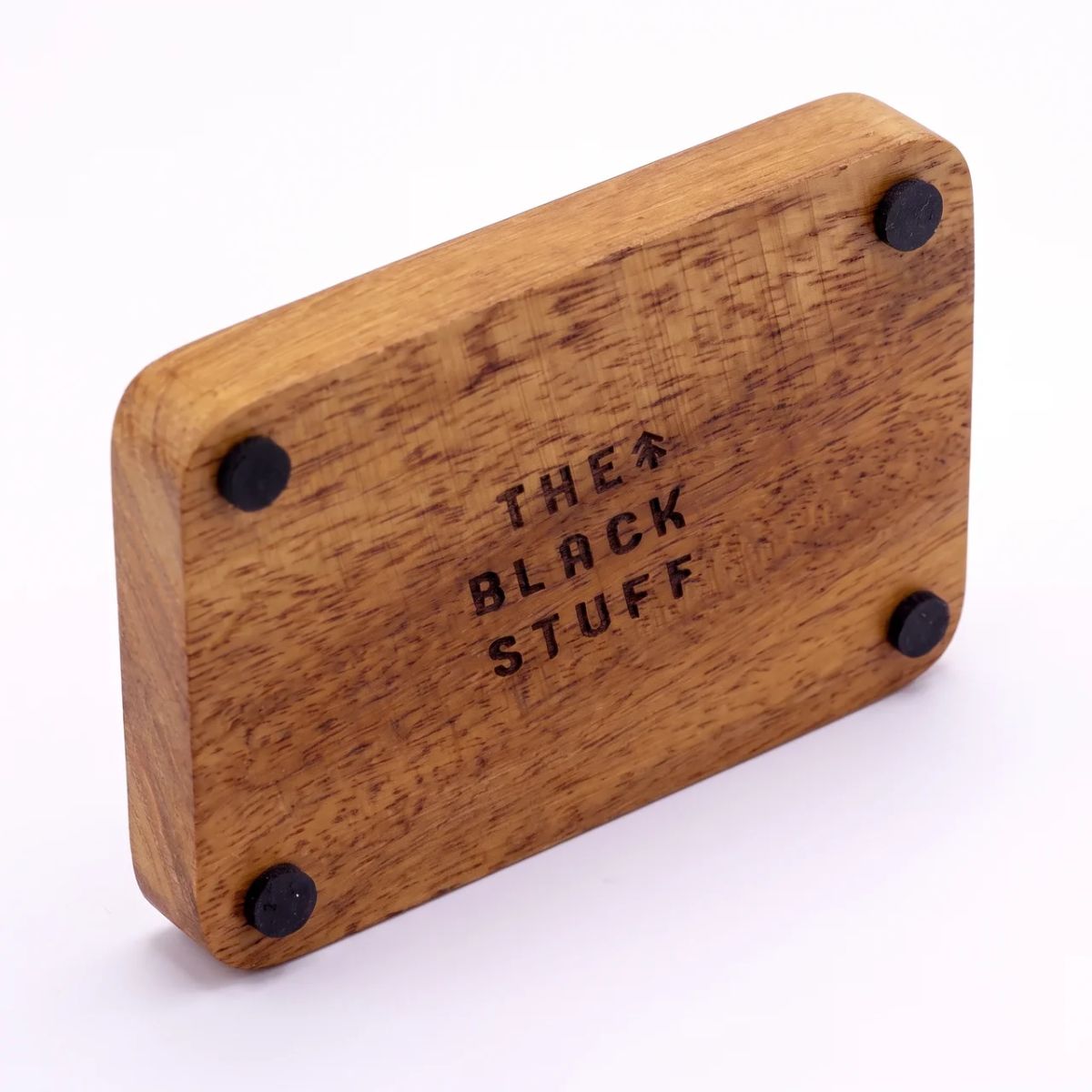 The Black Stuff Soap Saver portasapone legno teak antiscivolo