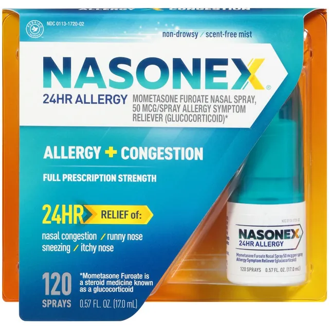 Nasonex Spray Nasale Allergia 0.57 oz 50 mcg Mometasone