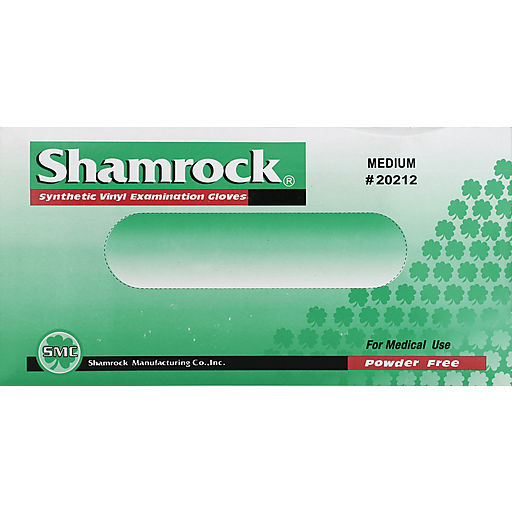 Shamrock guanti vinile senza polvere M monouso