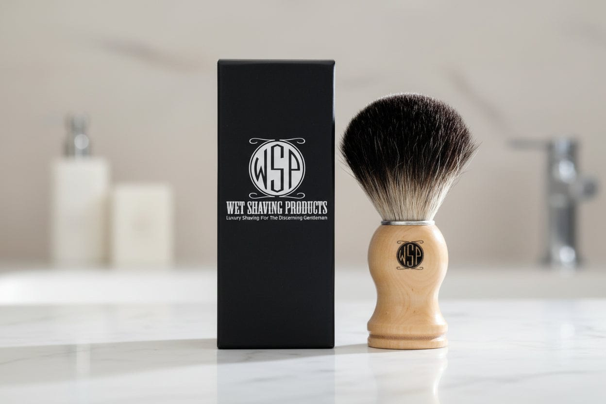 Wet Shaving Products Essential pennello barba tasso nero 21mm