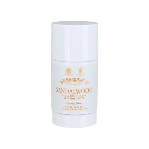 D.R. Harris Sandalwood deodorante stick senza alcol 75g
