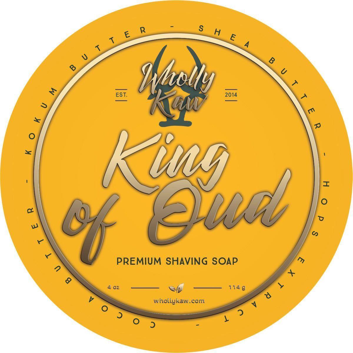 Wholly Kaw King of Oud sapone barba sego 114 g oud
