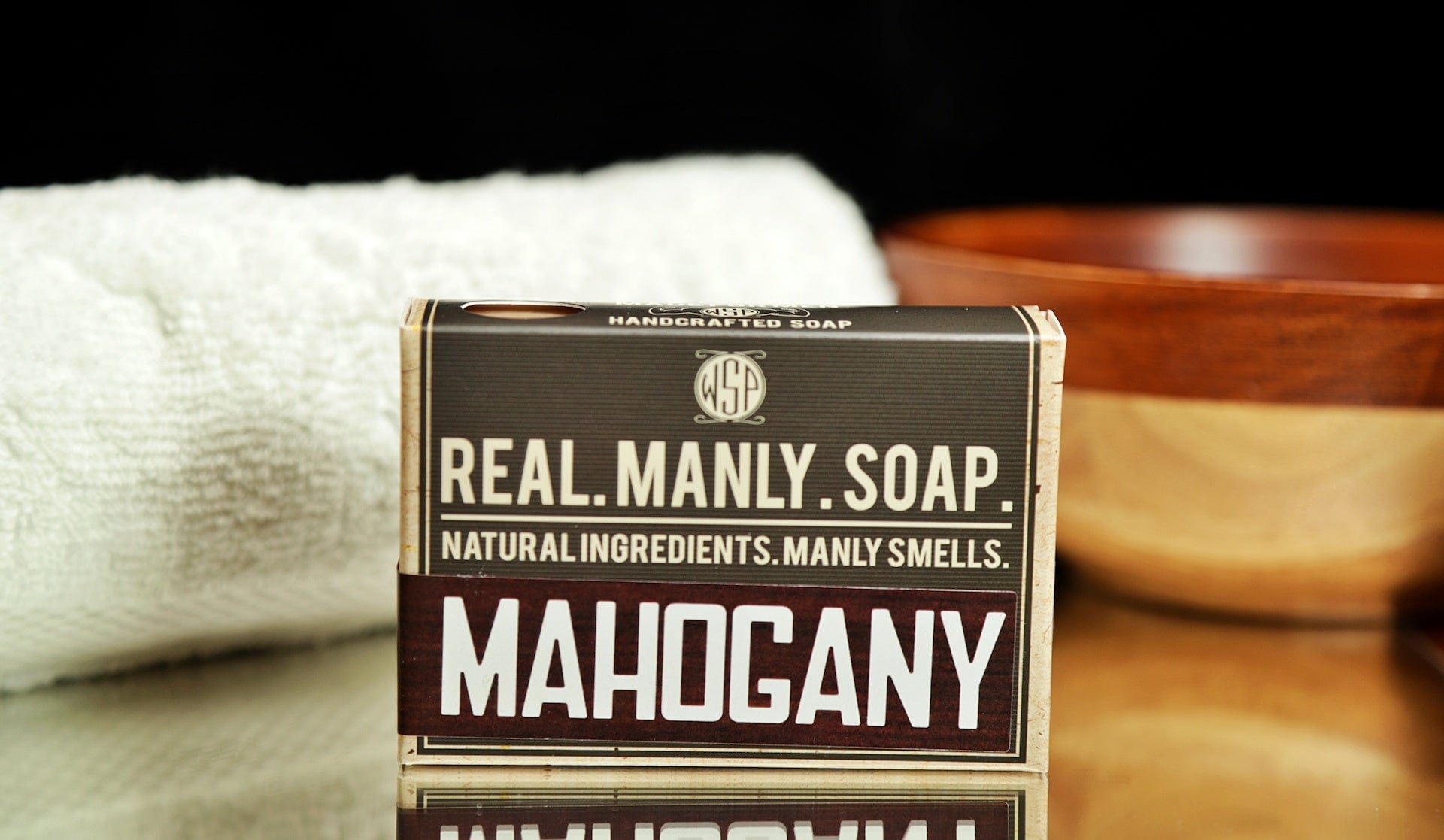 Wet Shaving Products Mahogany Saponetta Uomo Singola Legno
