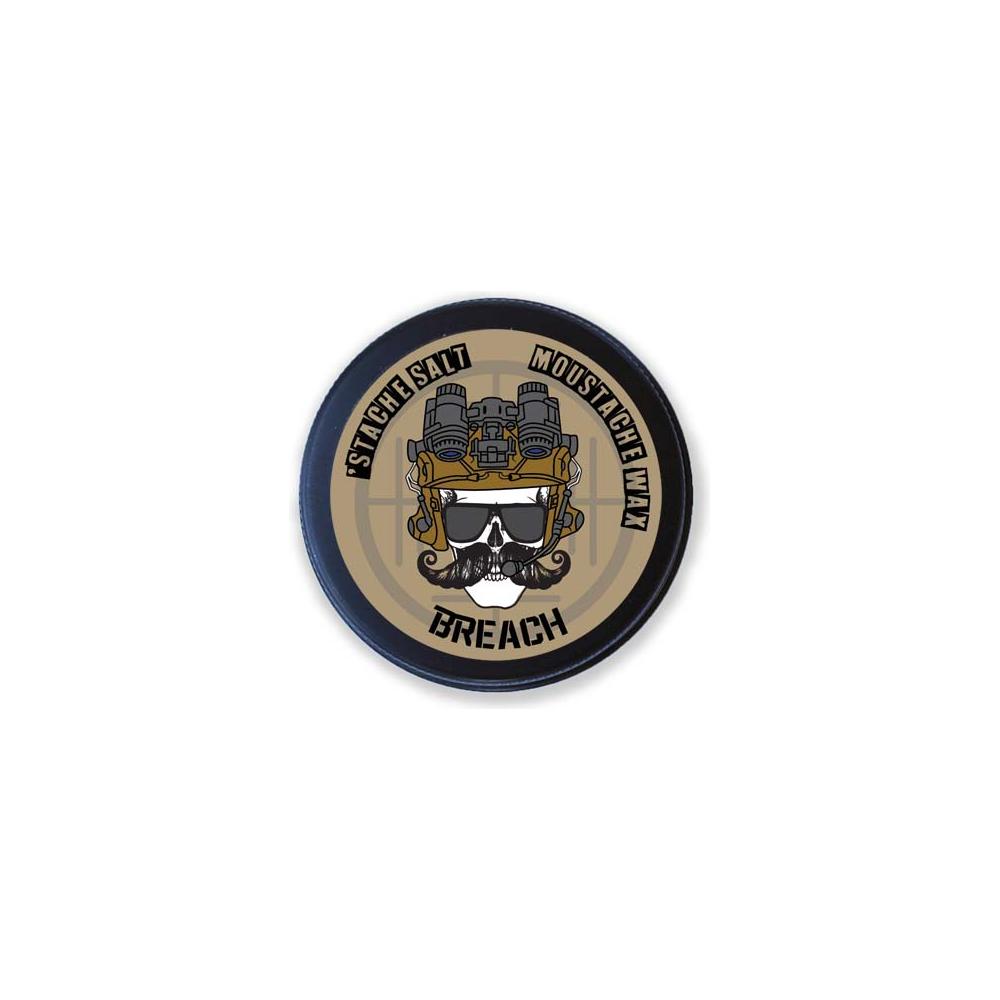 Breach Moustache Wax cera baffi tenuta forte tabacco