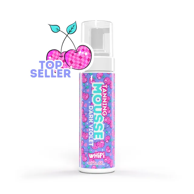 Cherry Picked Glow Dark Violet mousse autoabbronzante intensa
