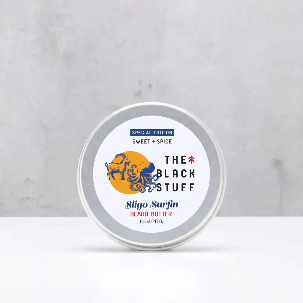 The Black Stuff Beard Care Sligo Surfin burro barba 60ml idratante