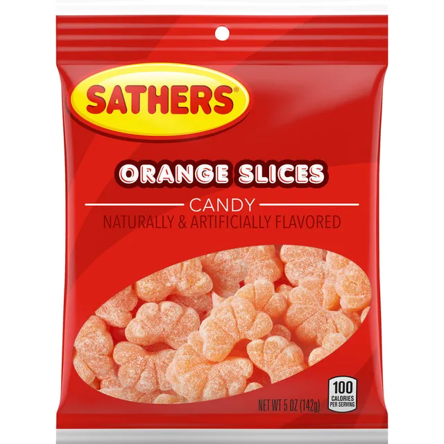 Sathers Orange Slices Caramelle Gommosa Arancia 5 Oz