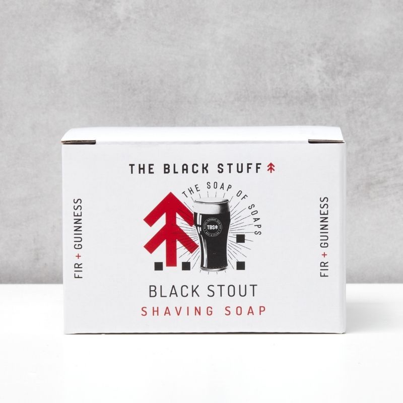 The Black Stuff Black Stout sapone da barba 155g schiuma densa