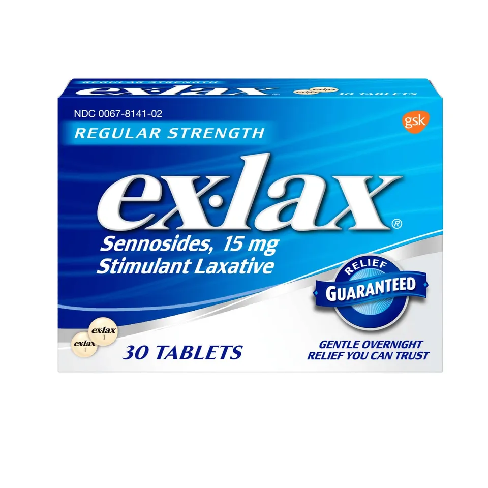 Ex-Lax Regular Strength lassativo 30 compresse 15 mg