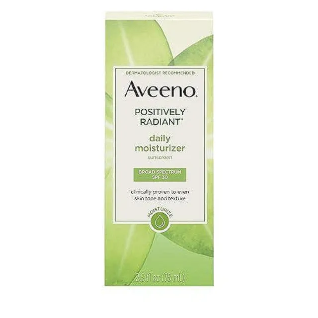 Aveeno Positively Radiant Crema Viso SPF 30 74 ml