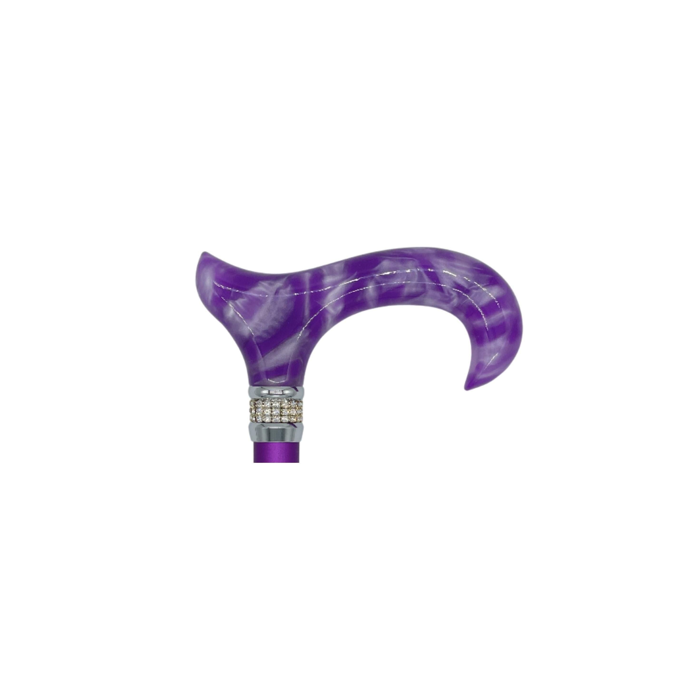 Classy Walking Canes bastone viola regolabile strass alluminio 180 lb