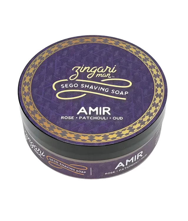Zingari Man The Amir Sapone da Barba Oud Rosa Uomo