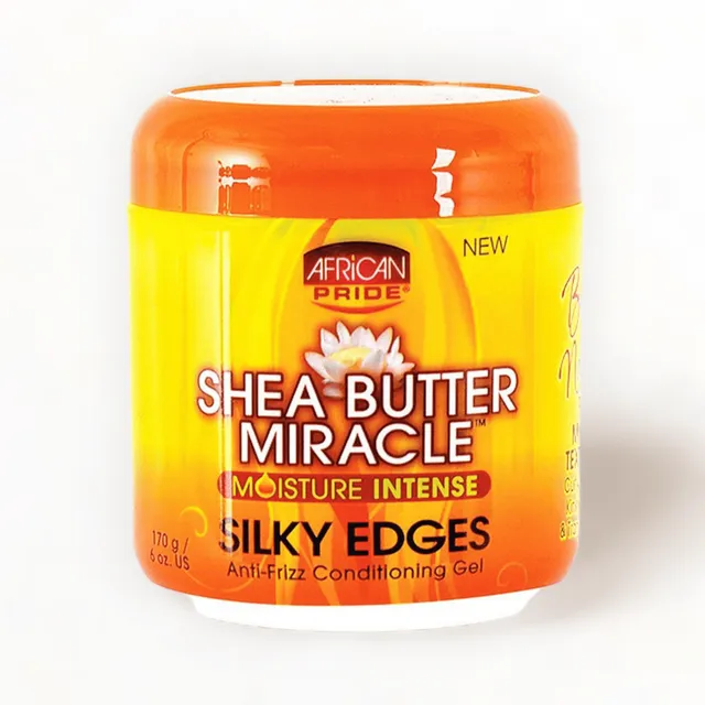 African Pride Miracle Gel Bordi Capelli Burro Karitè 170 g