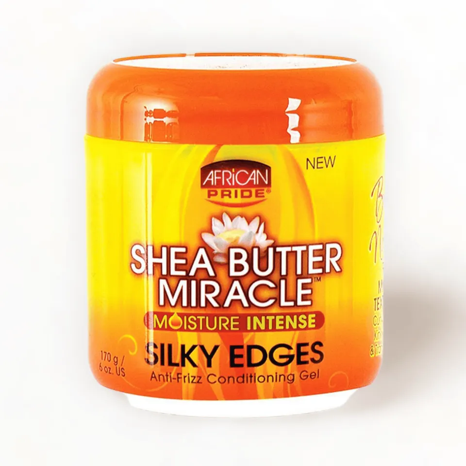 African Pride Miracle Gel Bordi Capelli Burro Karitè 170 g