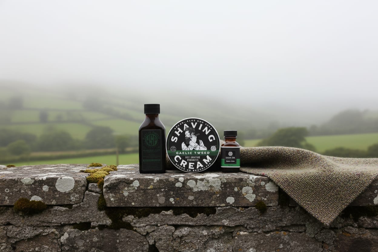 Wet Shaving Products Gaelic Tweed crema da barba vegan barattolo 210 g
