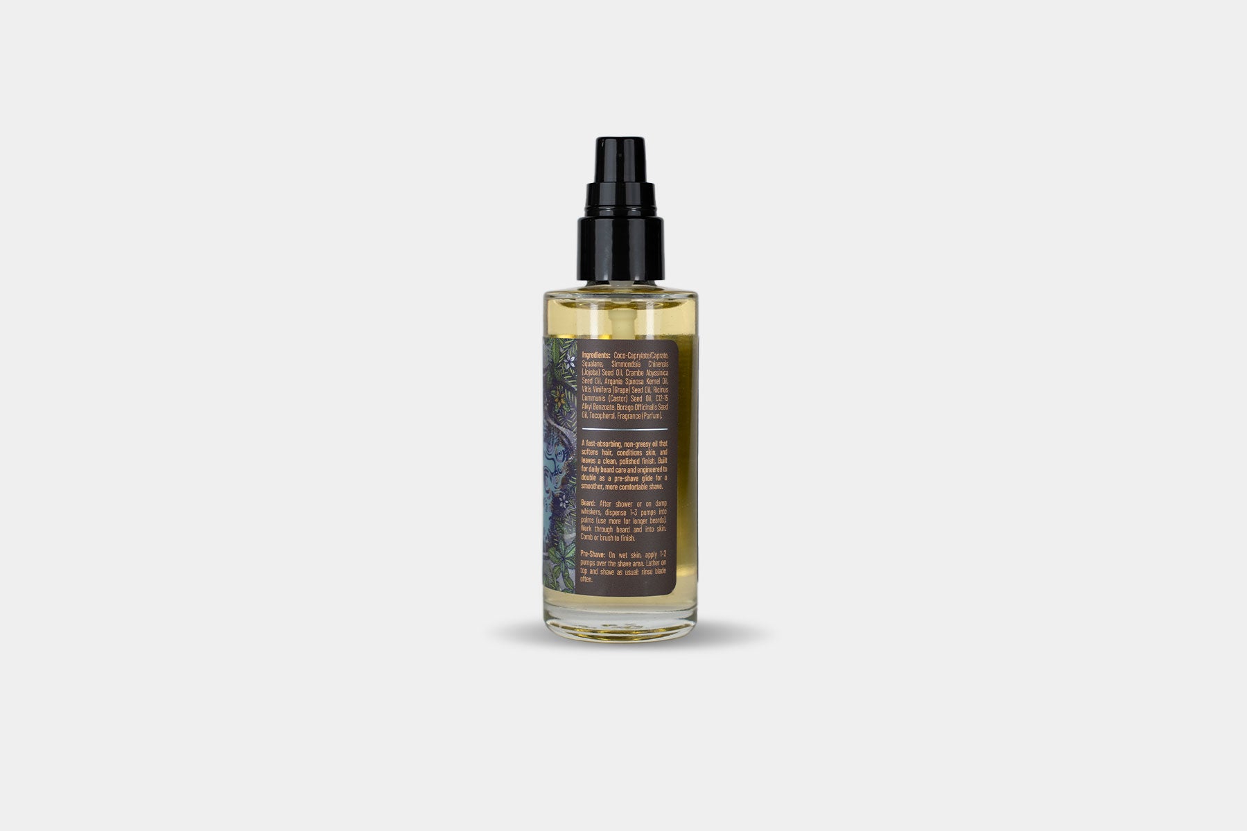 Noble Otter Rainroot Oil olio barba 60 ml bergamotto eucalipto