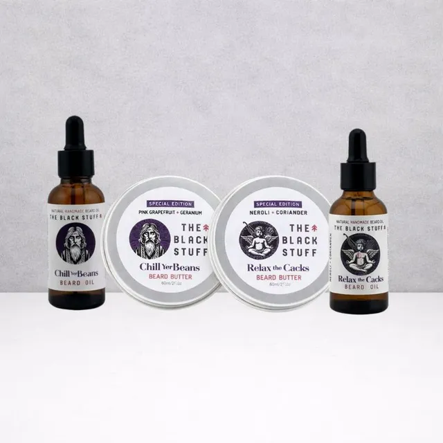 The Black Stuff Relax & Chill cura barba edizione limitata