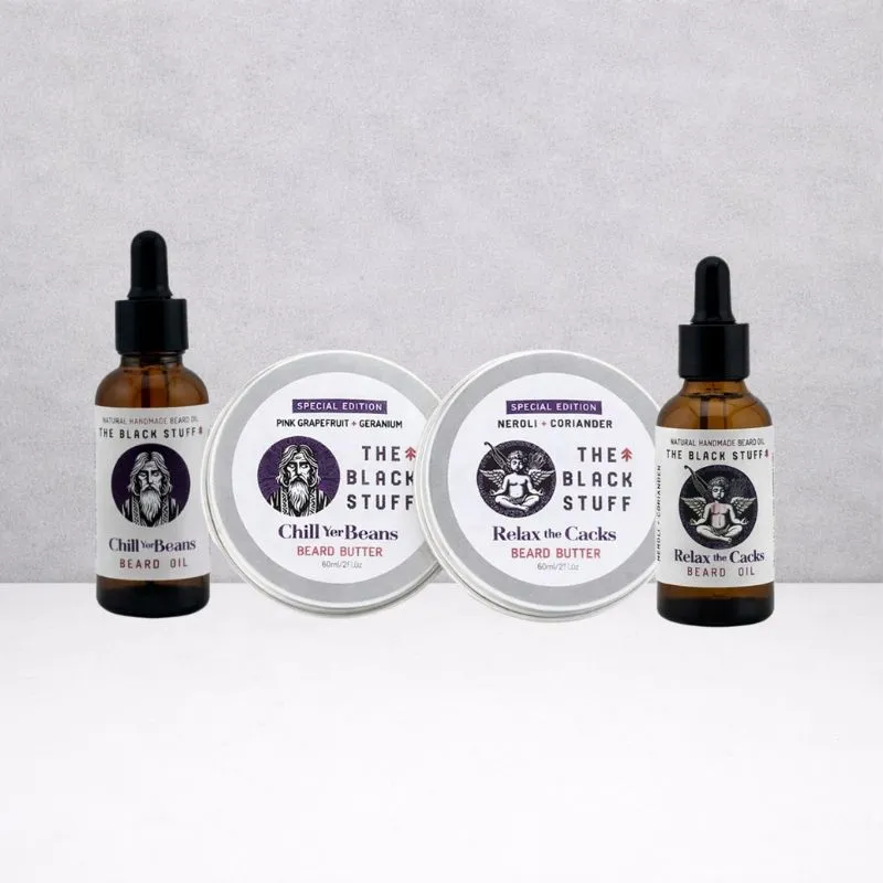 The Black Stuff Relax & Chill cura barba edizione limitata