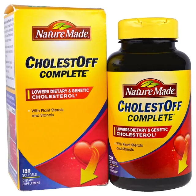 Nature Made CholestOff Complete integratore 120 capsule fitosteroli
