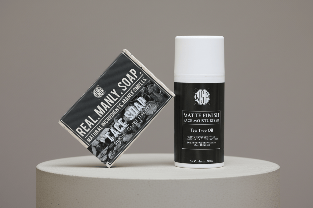 Wet Shaving Products Au Naturel Daily Face Protocol kit 3 pezzi senza profumo