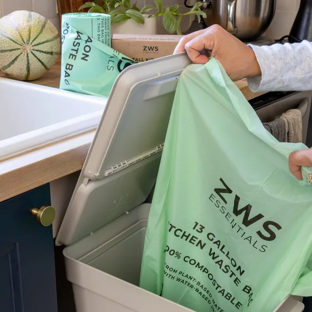 Pasteur Sacchi Spazzatura Compostabili 48 Pezzi 50L